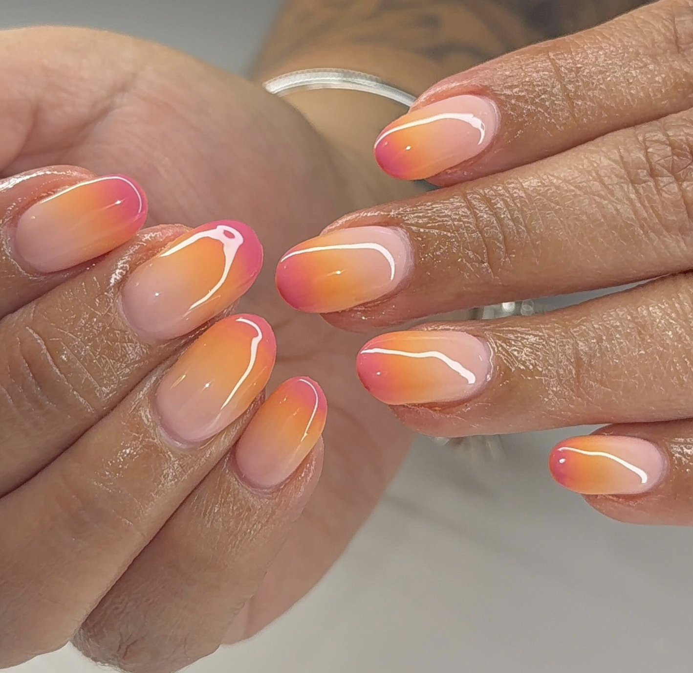 Custom nail set by Nailed By Jewelss — design 3
